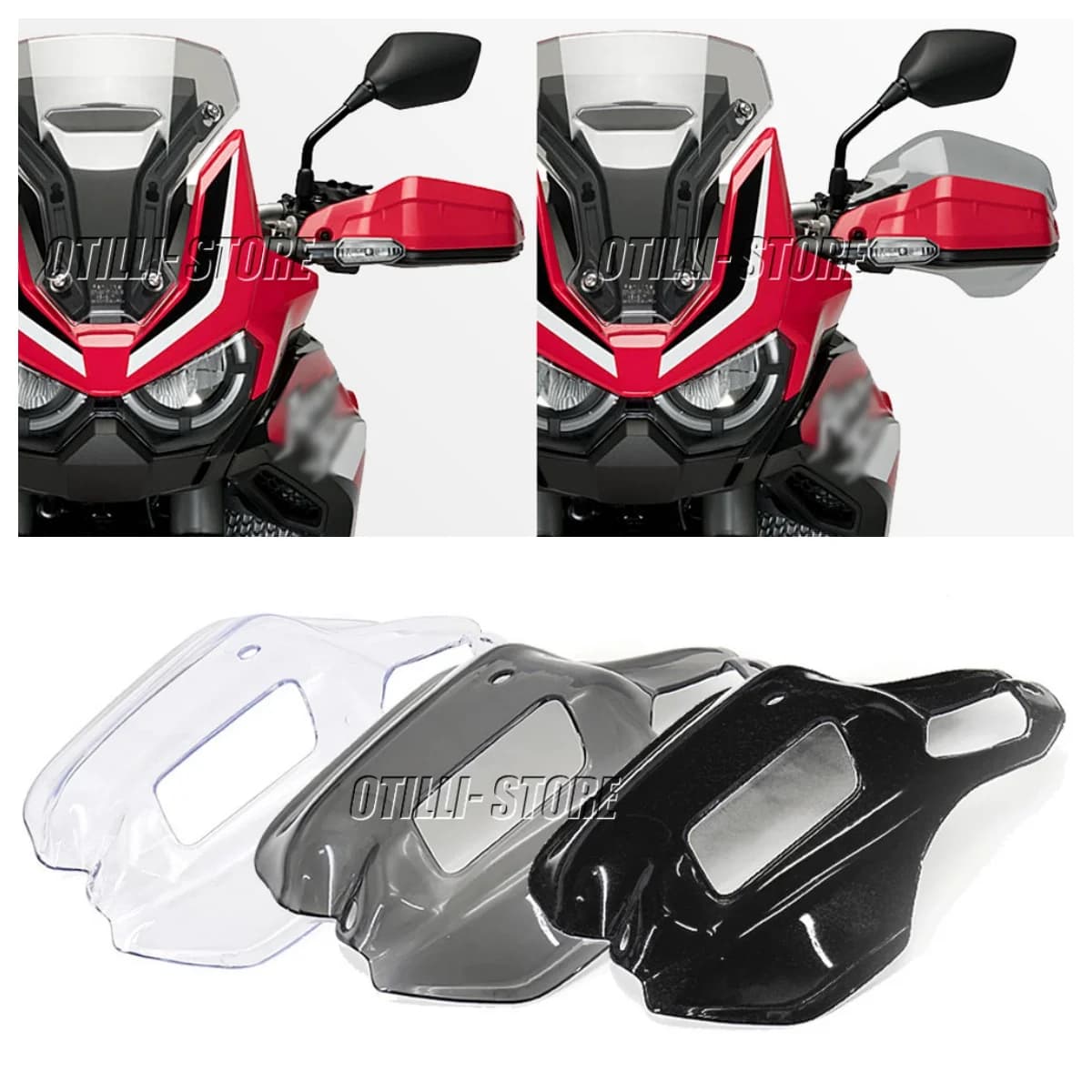 Moto Paramani Estensione Protezione Della Mano Extender Parabrezza Per Honda X-ADV XADV 750 CRF1100L Africa Twin Adventure