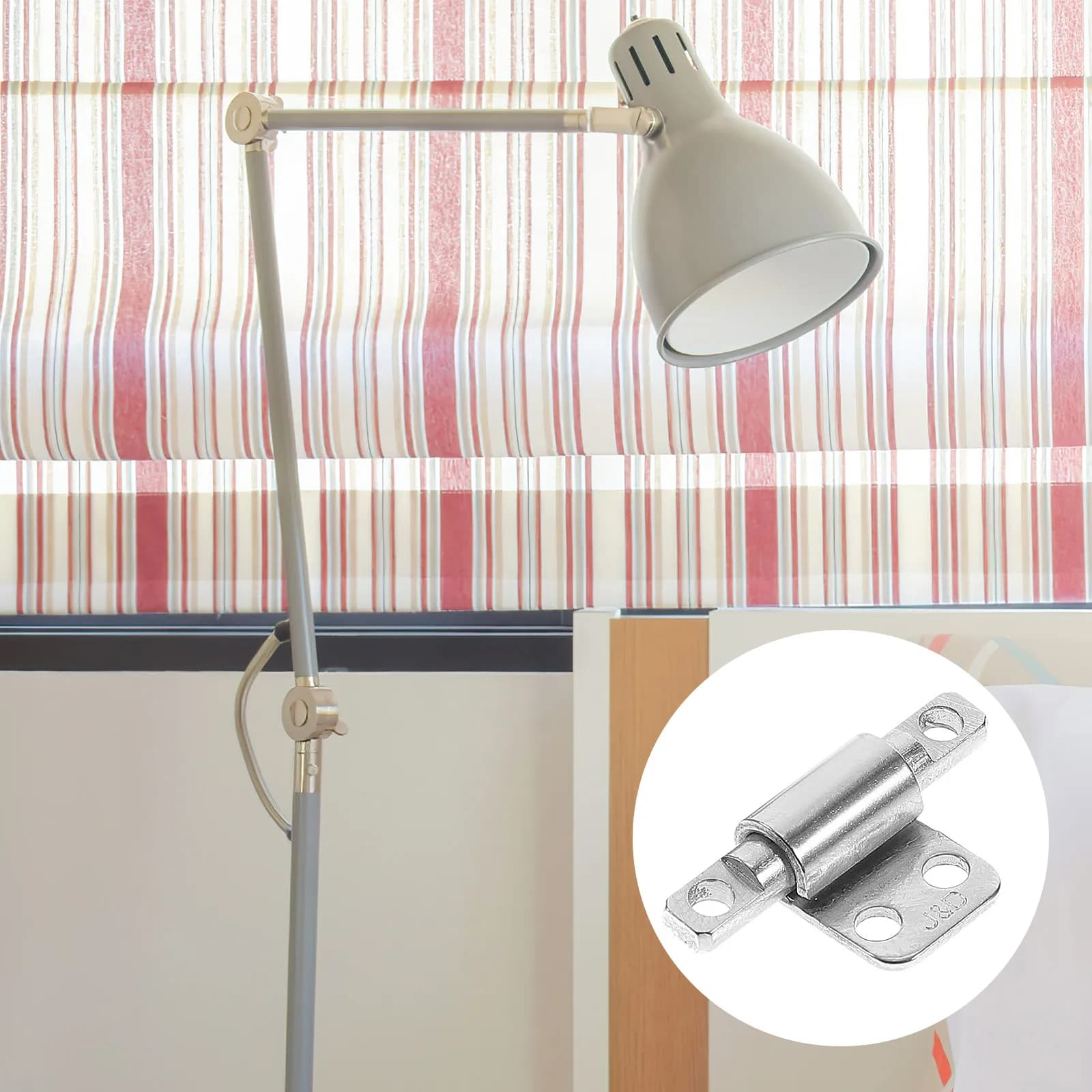 2 Pezzi Cerniere Pieghevoli di Supporto in Acciaio Inossidabile con Rotazione a 360 Gradi e Piccola Coppia per Cornici Fotografiche, Schermi di Laptop e Porte