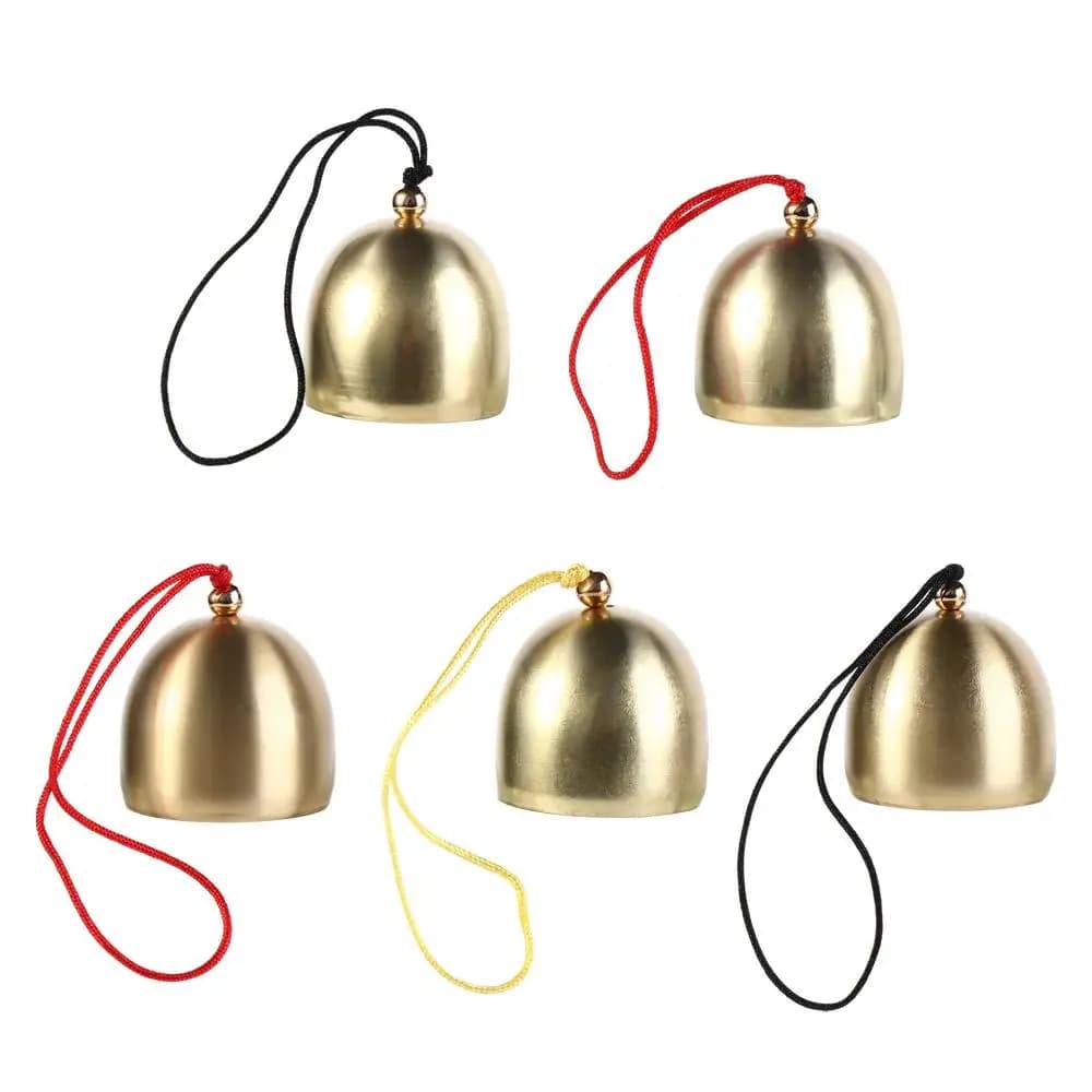 Mini Metal Brass Bells Clear Sound Thickened Christmas Door Bell Mini Loud Wind Chime Office