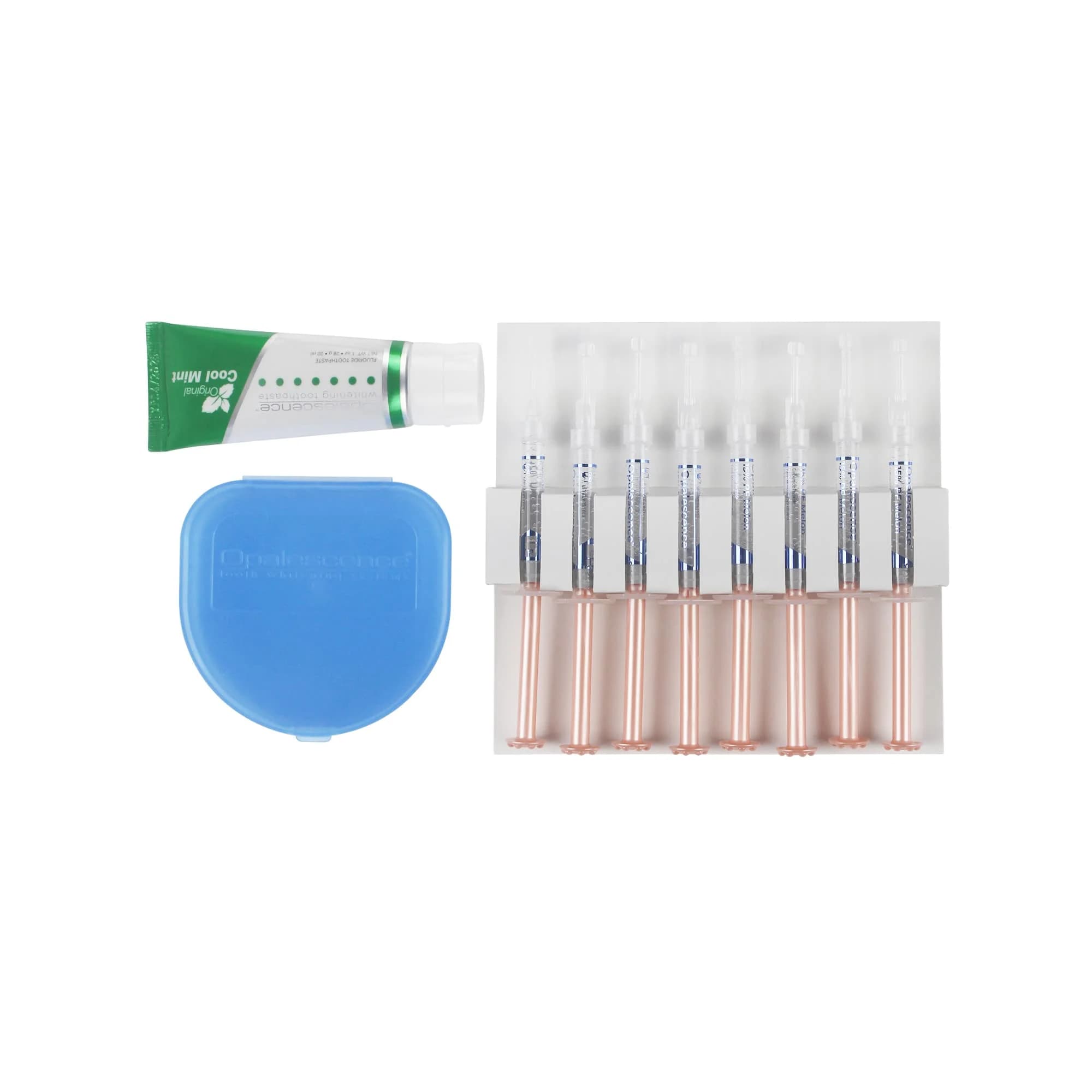 Denti Ultradent Opalescence Whitening Gel, Home Use Whitening Kit – 8 pcs*1,2mL (Aroma Melone) + 1 White toothpaste