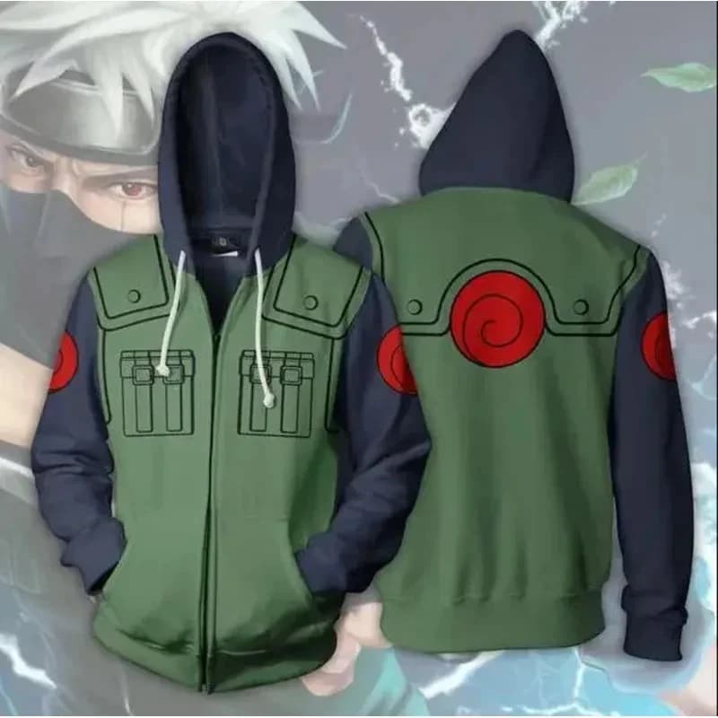 ★Halloween Costume Anime Kakashi cosplay jacket sweater casual coat clothes hoodie autumn fashion 2026 New ♥Look Me ←_←