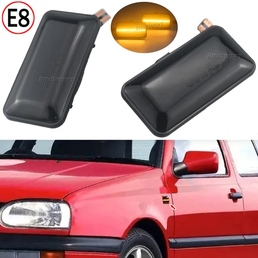 Lampada lampeggiante indicatori di direzione per Seat Ibiza MK2 (6K1) 1993 - 2002 1H 0949101 Luce di posizione laterale Dynamic Arrow