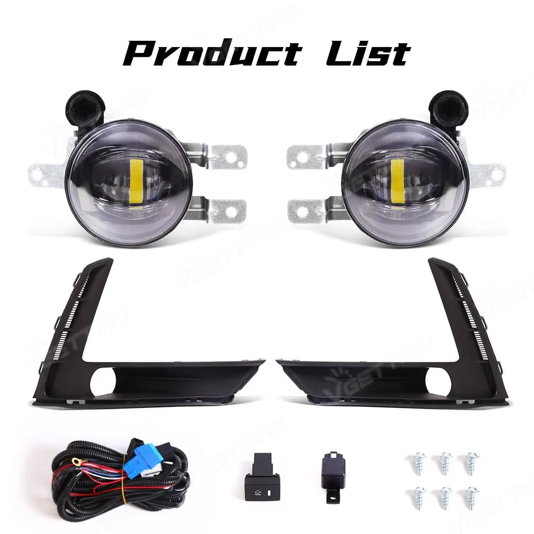 For Honda CR-V CRV 2023 2024 Auto Front Fendinebbia LED Mounting White Fendinebbia With Cover Switch Relay Wiring Headlight Accessories