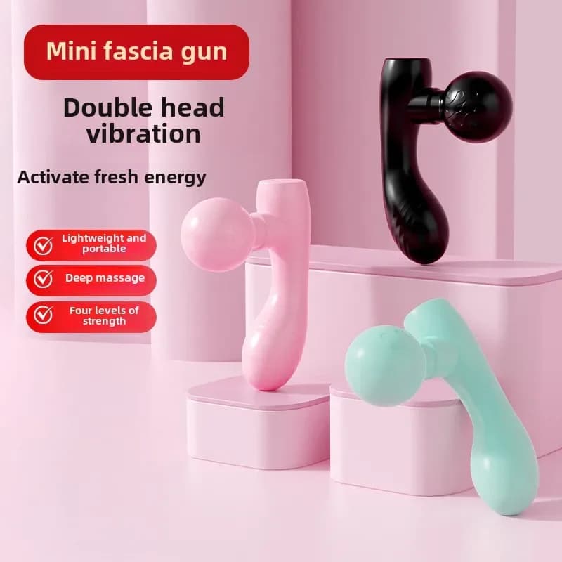 Hot Sale Double-End Stripper 4 marches Mini silent portable massager to relax full body muscles Deep vibration Relaxing