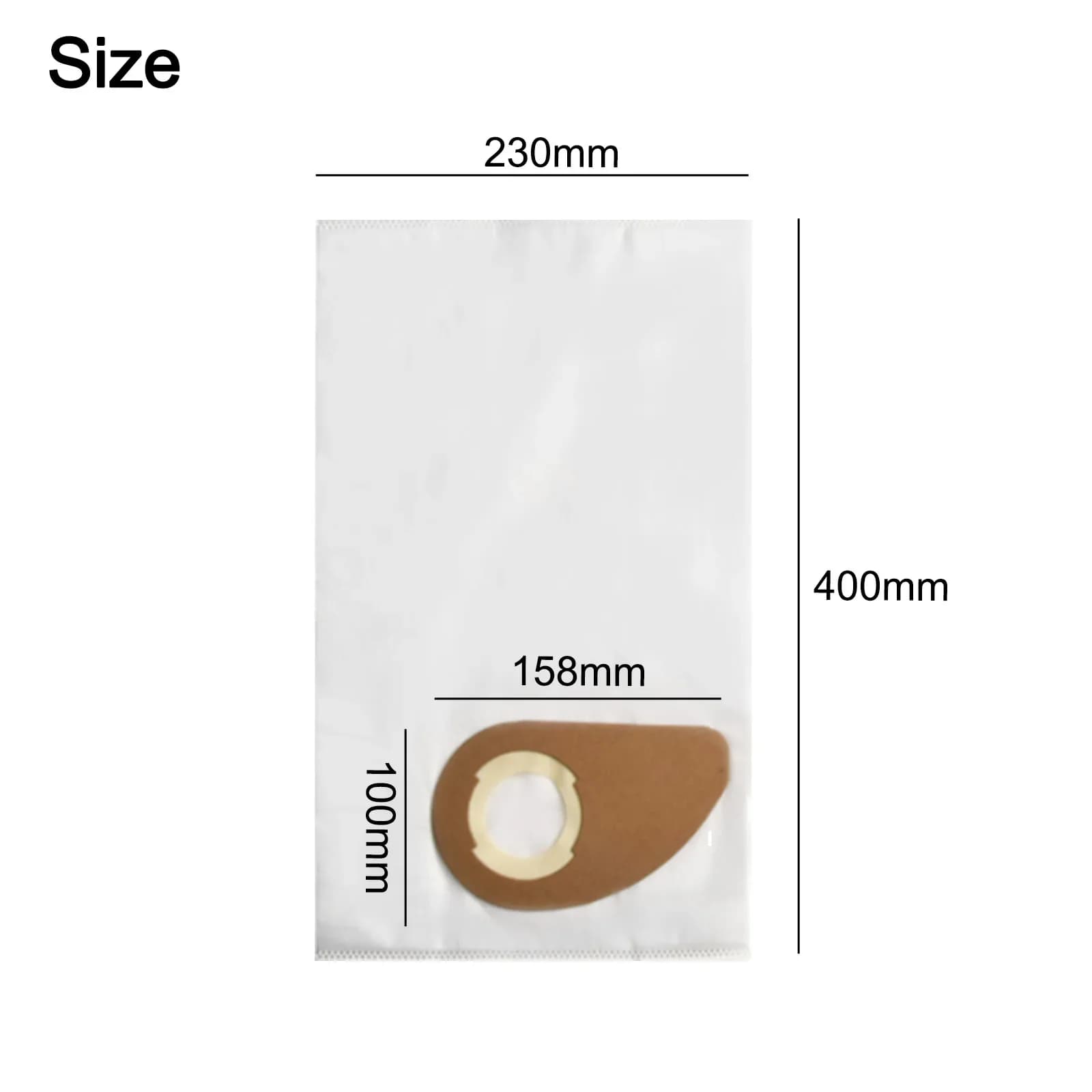4/10pcs For Nilfisk Buddy II Series SMS 18 Litres Vacuum Cleaner Dust Bags 81943048 Household Cleaning Vacuum Accessory