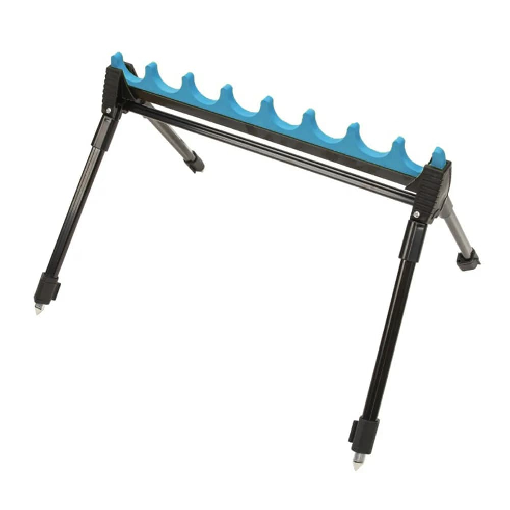 Tappo per canna da pesca Kit Roost per 4 gambe Regolazione flessibile della lunghezza Robusto attrezzatura da pesca Bule Nero Viaggi di pesca