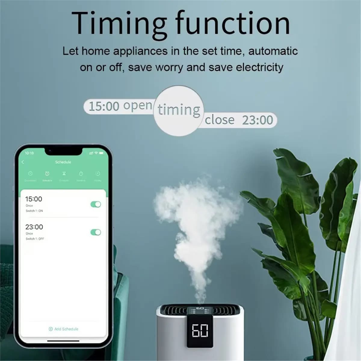 A08I Smart Plug Mini, Presa WiFi per Apple HomeKit, Alexa e Google Assistant, Certificato MFi, Senza Hub, Confezione da 2, Spina USA