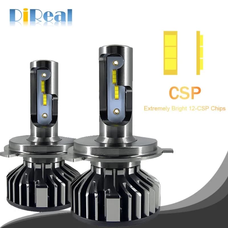 Auto led H7 Faro CSP 100W H4 LED H1 Canbus H3 H8 H9 H11 9005 9006 9012 3000K 4500K 6500K 8000K Auto Faro lampadine a led per auto
