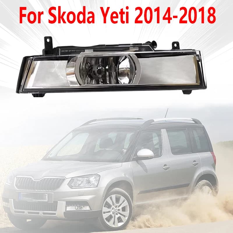Per Skoda Yeti 2014 2015 2016 2017 2018 Copertura fendinebbia Barra paraurti Luce paraurti anteriore Luce di marcia 5L 0941700 A
