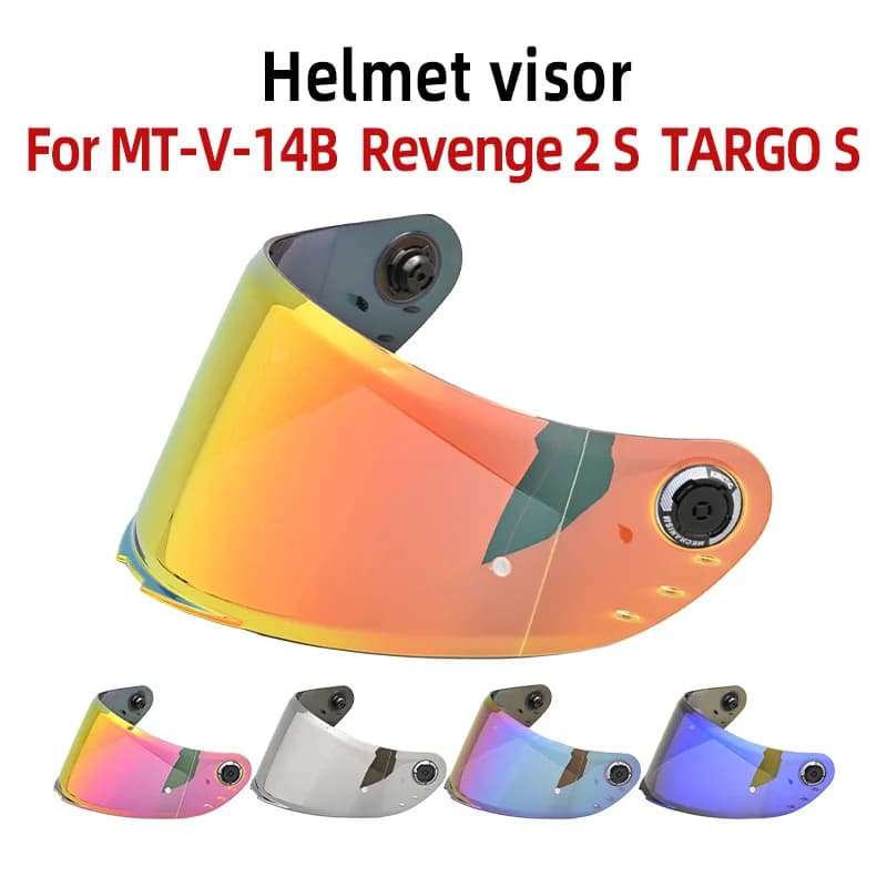 Visiera per casco per MT Revenge 2 S per MT-V-14B Targo S Lenti di ricambio Occhiali Parabrezza Anti-UV casco para motos Accessori