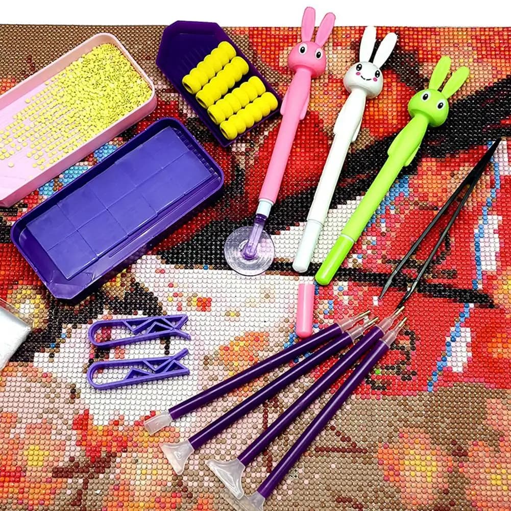 ABZL DIY Painting New Diamond Point Pen Quick Pasting Tool Set