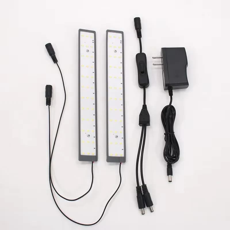 SANOTO Photography Studio Light 2 Panel Led Fill Lights 5500k Lamp For Photo Light Box Tabletop Shoot Tent Softbox
