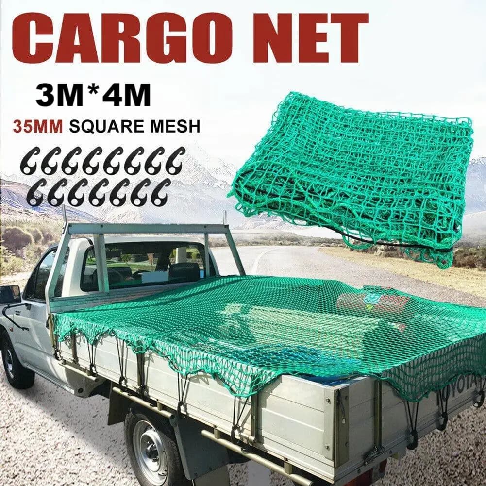Copertura in rete anticaduta per carico di camion per auto da 3x4 metri per accessori esterni per rete per rimorchio rinforzata per bagagli da furgone