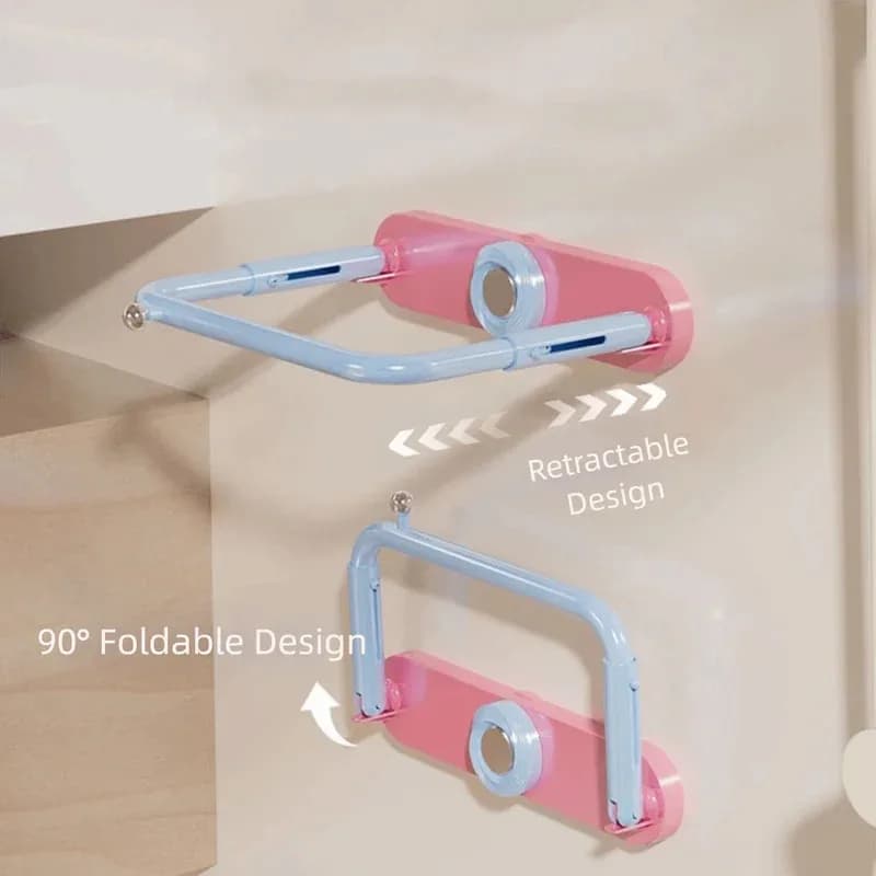 1/2 pezzi di scaffale pieghevole e regolabile per uso domestico, scaffale per lavabo da bagno, portasciugamani, portacoperchi da cucina non perforato