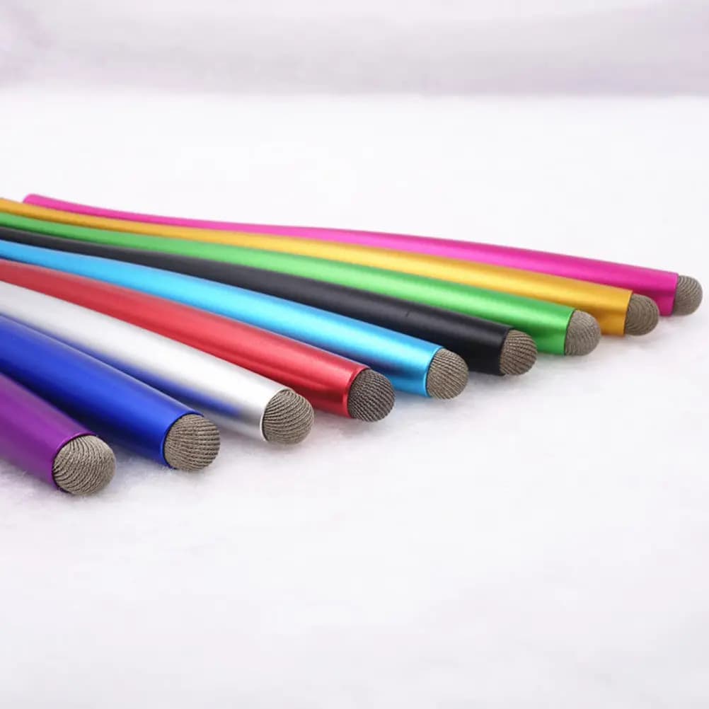 2Pcs Touch Screen Pen Slim Waist Metal Stylus Pen for Tablets Cell Phones Drawing Gaming Note Taking Tablets Stylus
