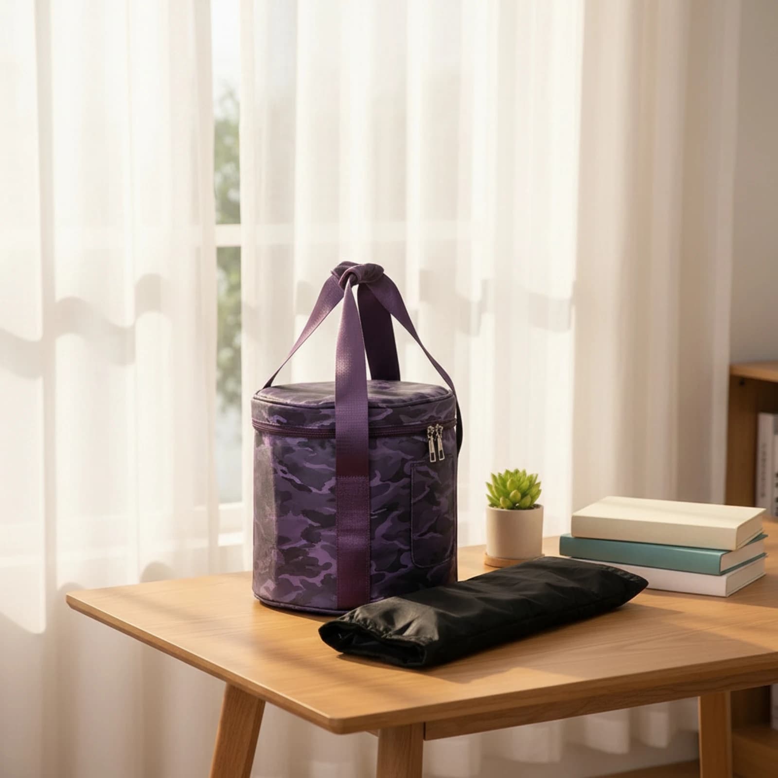 Crystal Bowl Carrying Bag Portable Singing Bowl Bag Carrying Case with Shoulder Strap Secure Carrier Zippered for Practitioners