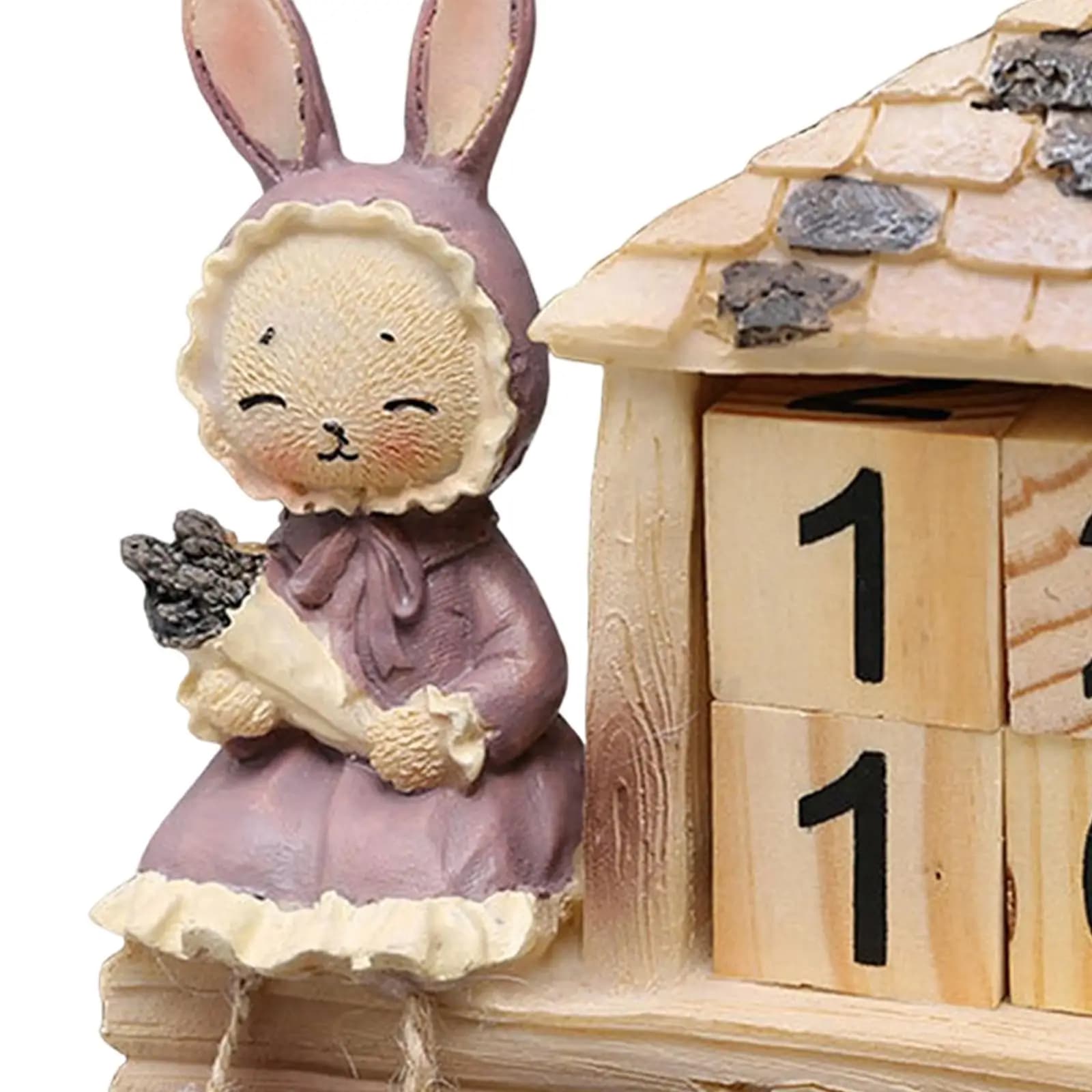 Calendario da tavolo in legno per fattoria, ristorante, soggiorno