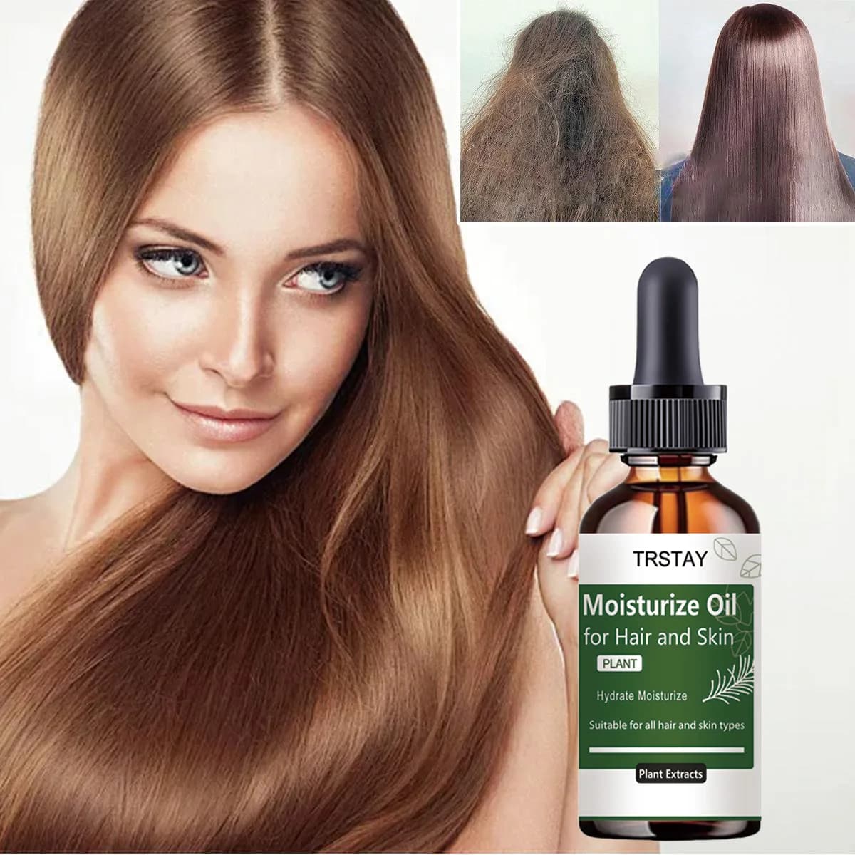 TRSTAY Olio essenziale di rosmarino Rinforzamento dei capelli e del cuoio capelluto Nutrizione Sano Attivazione dei capelli di bellezza sicura per la salute generale dei capelli