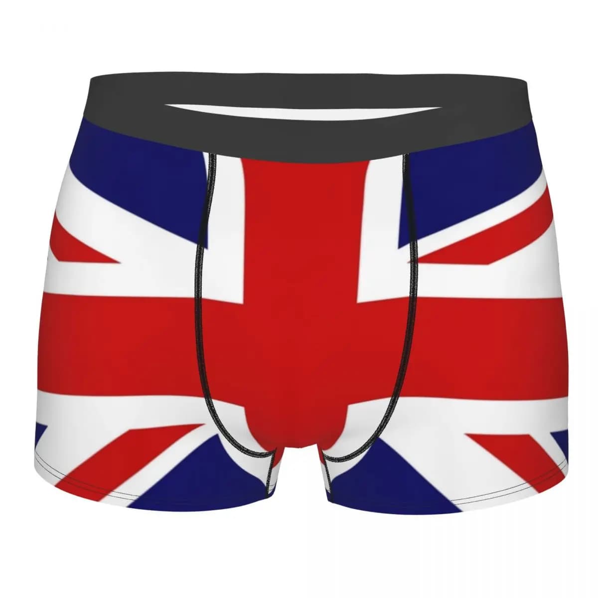 Custom British Flag Underwear Men Breathbale Boxer Briefs