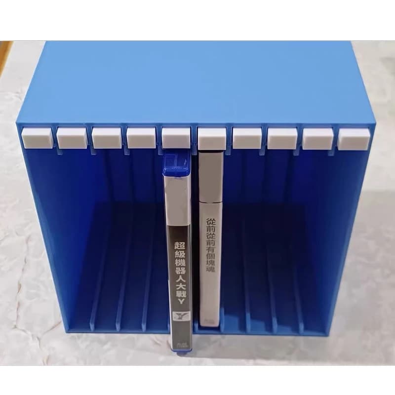 Per console PS5 - Supporto per disco pop-up stampato in 3D blu Supporto per 5 giochi Accessorio da gioco moderno