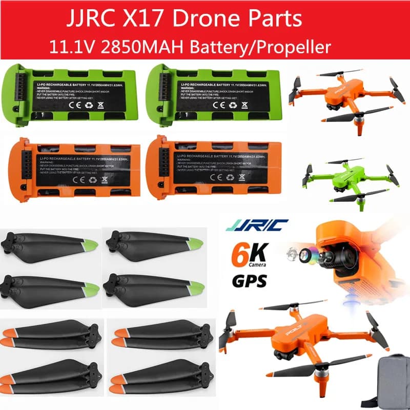 JJRC X17 Drone batteria 11.1V 2850mAh batteria Elica per JJRC X17 GPS Brushless RC Droni Pezzi di Ricambio X17 Dron Batteria Giocattoli