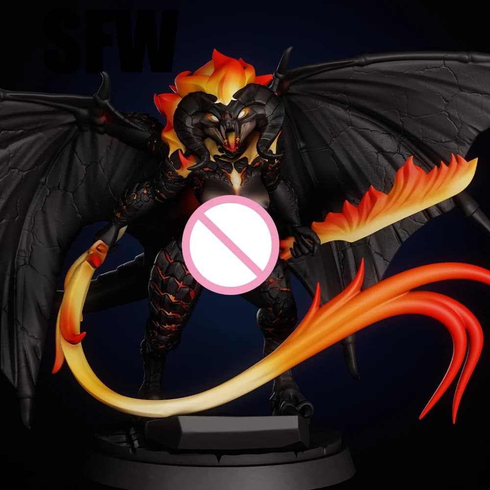 1/24 NSFW Belle Balrog Balrog Sexy Modello In Resina Figura Giocattolo Artigianale Smontato In Miniatura Riduzione Statua Non Verniciato Kit