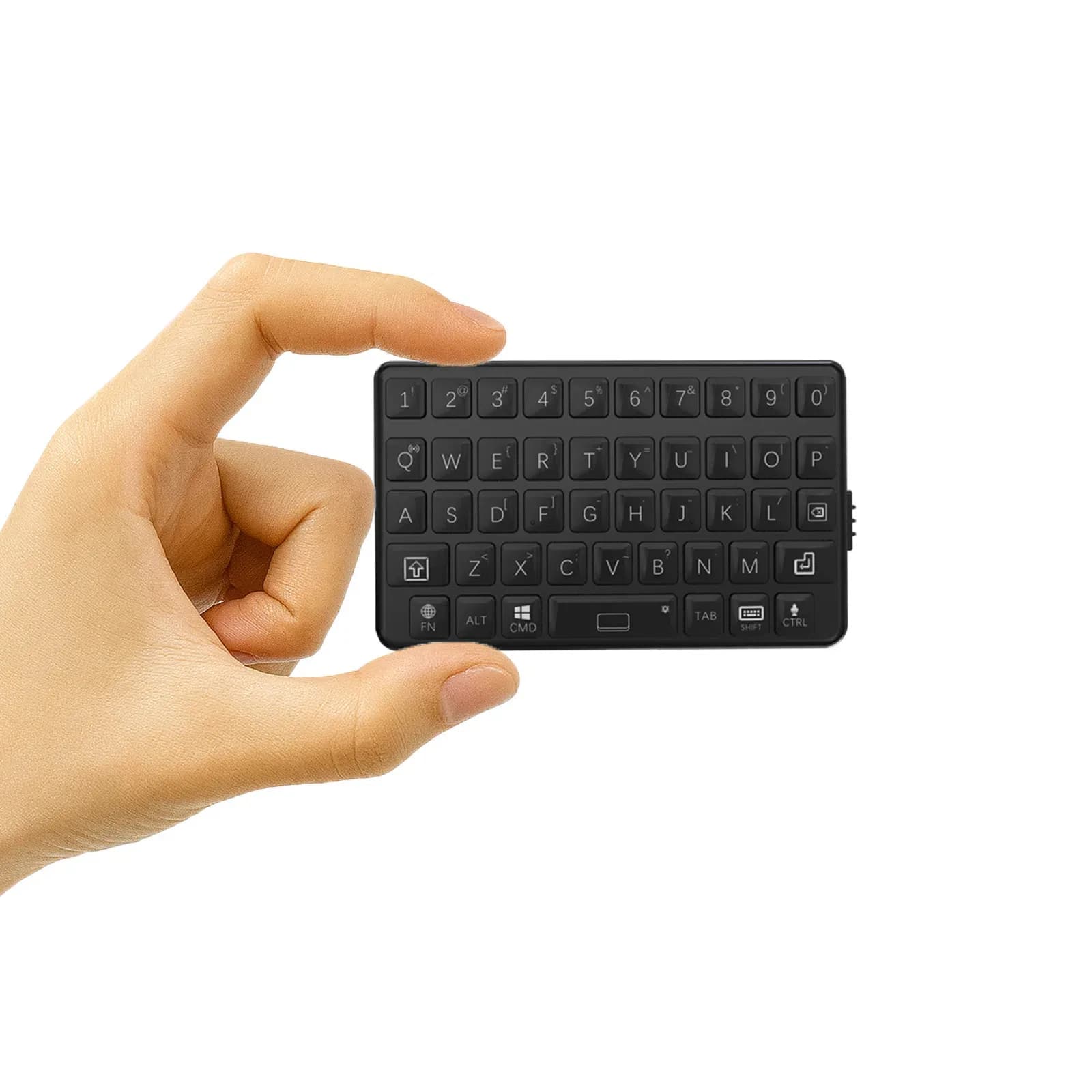 EXknight Mini Tastiera Retrò Bluetooth con Touchpad, Design Universale per Windows/Android, Tastierino Compatto per Telefono, Ideale per Gaming Mobile
