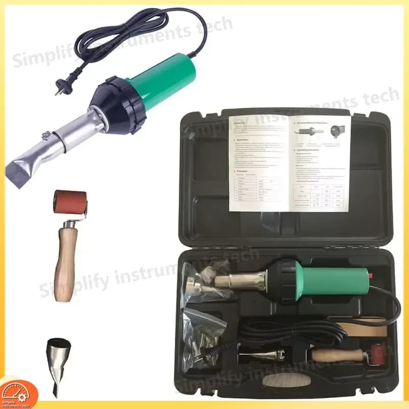1600W Hot Air Plastic Welding Gun 220V PVC Welder Kit Professional Heat Gun for HDPE PP PE Repair Tools High Quality