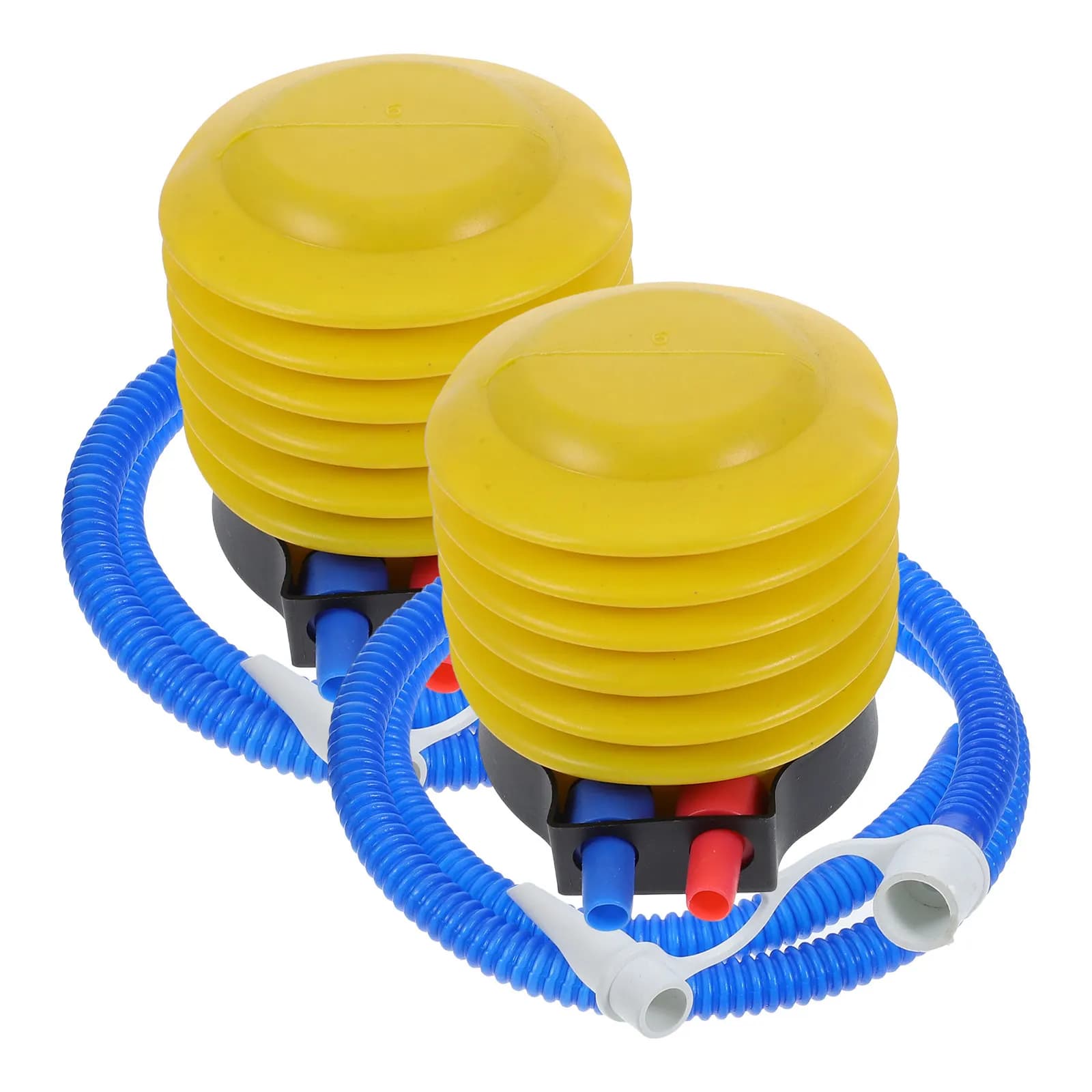 1Set Inflator Pump for Balloons Yoga Balls Pillows Portable Lightweight Plastic with Flexible Hose Ideal for Parties