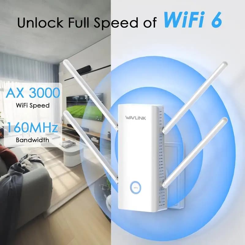 Ripetitore esterno AC3000 Ripetitore Wifi esterno Wireless AP 2.4G 5G Routing dual band