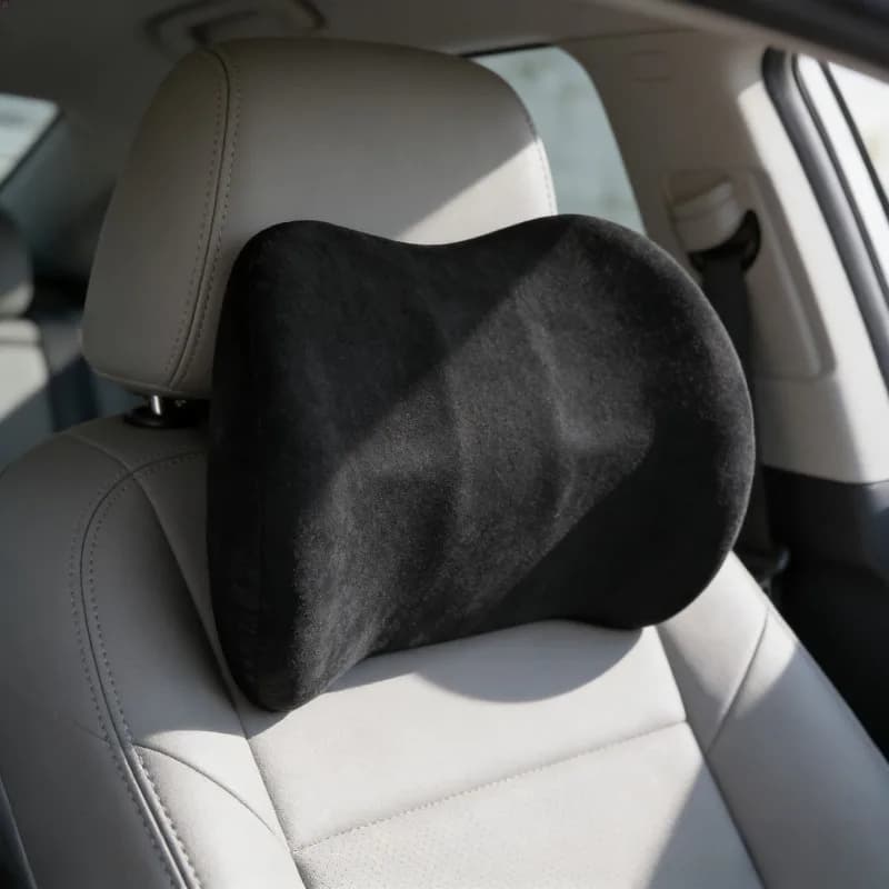 Set di Supporto Lombare in Memory Foam per Sedia da Ufficio e Auto, Cuscino Ergonomico per Alleviare il Dolore alla Schiena