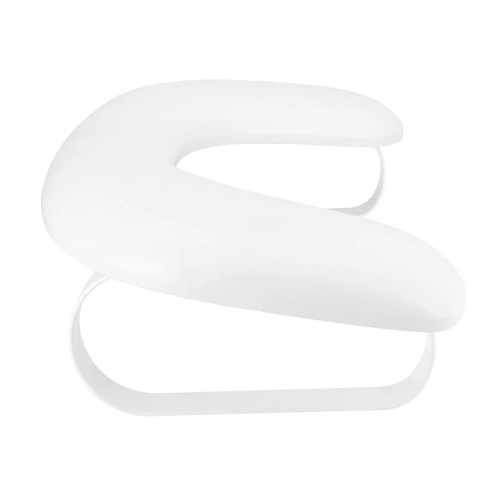 Poggiabraccio a U in Pelle PU per Unghie, Cuscino Ergonomico Confortevole e Traspirante per Saloni Professionali