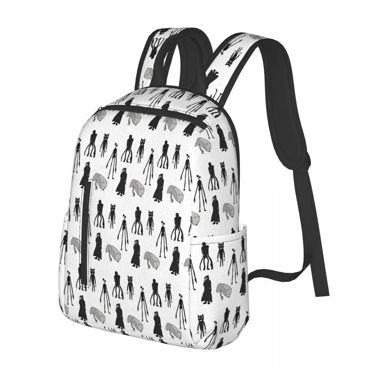 Zaino Siren Head, Witch Dr, Bridge Worm, Cartoon Cat, borsa da scuola, da viaggio, da escursionismo, per uomo e donna, borsa a tracolla