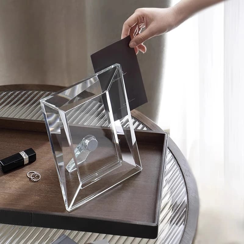 Crystal photo frame table, 6 inch and 7 inch wedding photo frame decoration