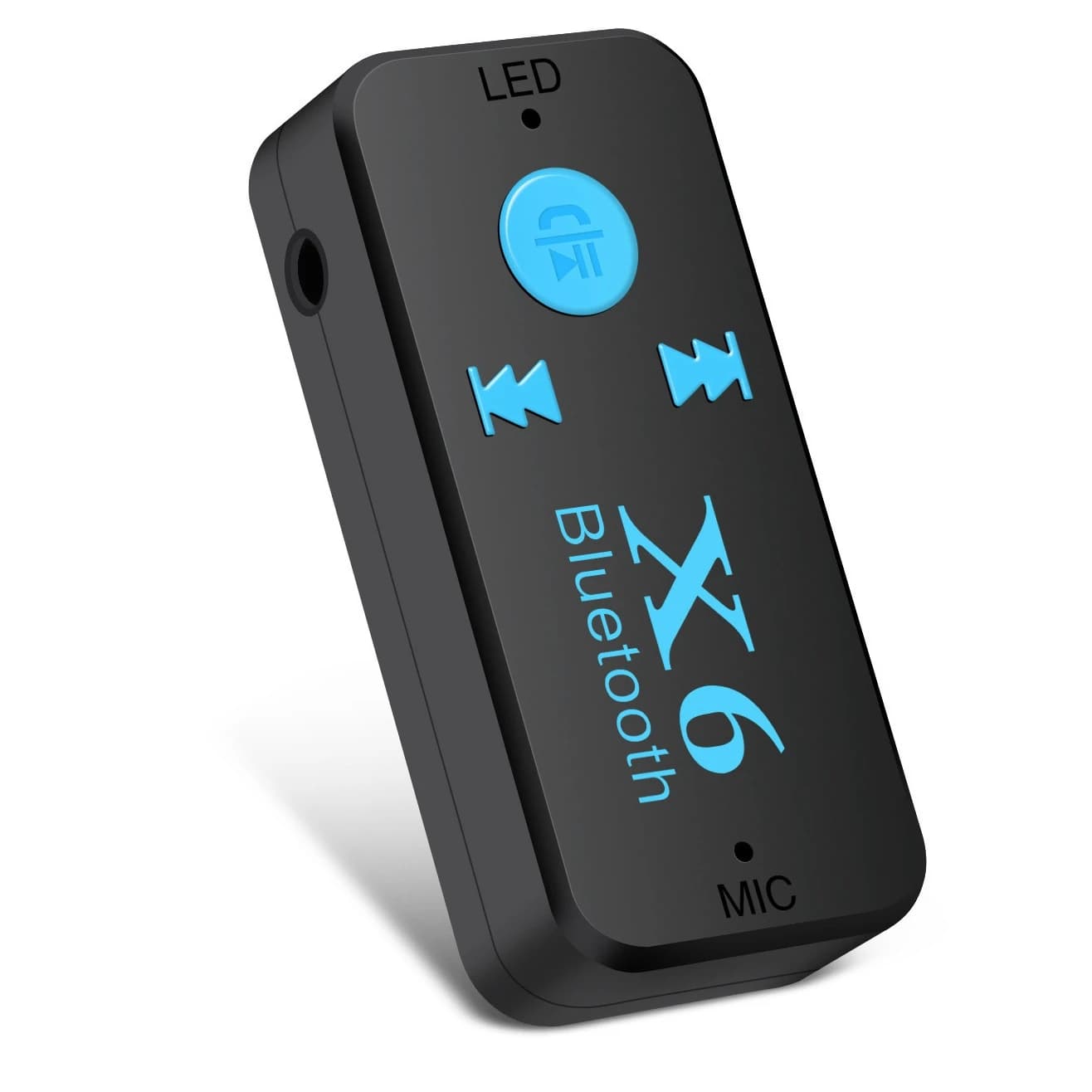 Adattatore Bluetooth 4.0 Wireless Hot-X6 3 in 1, Ricevitore USB Bluetooth, Lettore di Schede TF Audio 3.5mm, Supporto Chiamate con Microfono per Auto e Casa