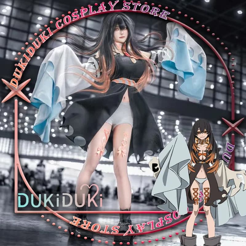 Costume Cosplay Giapponese Anime GACHIAKUTA Amo Empool, Set Completo per Adulti, Uniforme per Giochi di Ruolo, Abito da Donna per Feste in Maschera