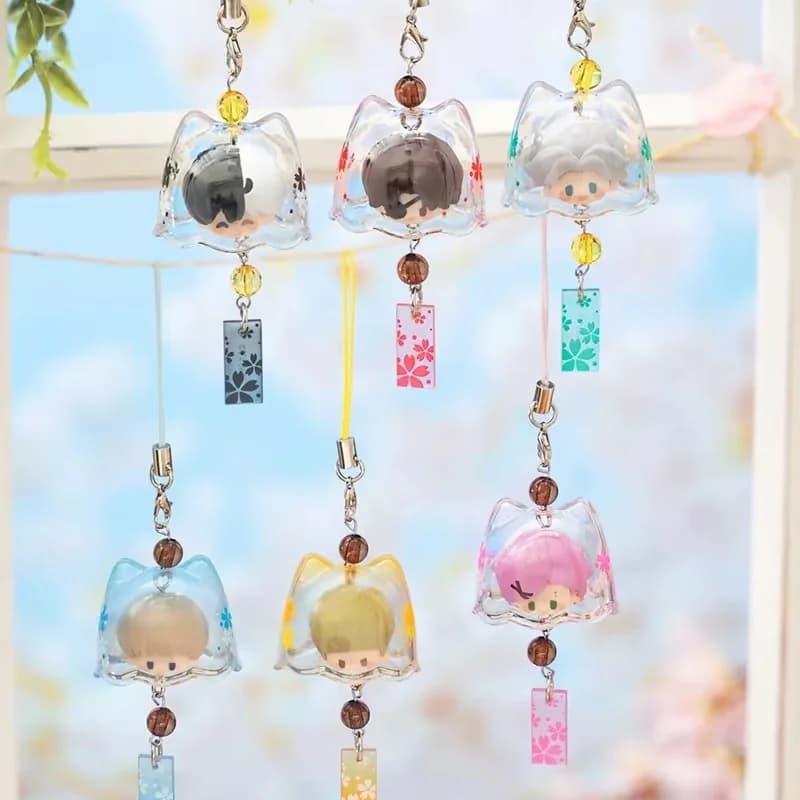 WIND BREAKER Anime Wind Chimes Candy Series Blind Box Portachiavi Ciondolo Ufficiale con Licenza Accessorio Decorativo Carino Regalo per i Fan