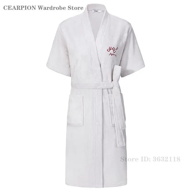 Abito da donna Sleewpear Addensare Coral Fleece Abito da casa Assorbimento d'acqua Kimono Accappatoio Abito Autunno Inverno Nuova coppia Indumenti da letto