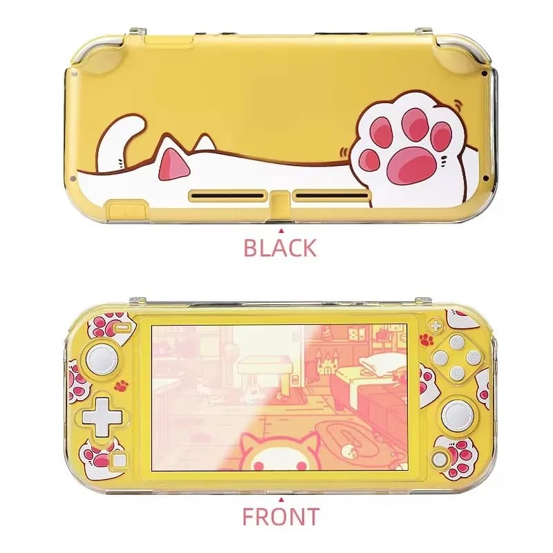 Custodia protettiva trasparente compatibile con Nintendo Switch per Nintendo Switch Lite Cover Custodia trasparente carina Accessori guscio rigido