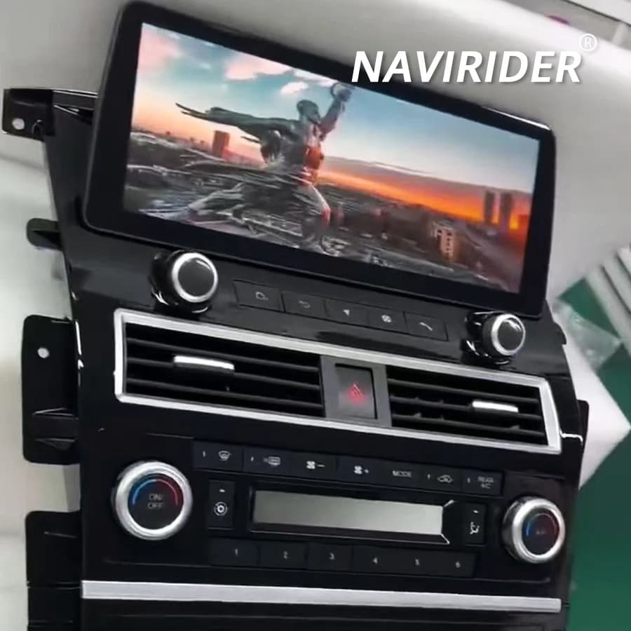 Autoradio Android GPS da 12.3 pollici per Nissan Patrol Y61 Y62 Infiniti QX80 QX56, lettore video per auto, schermo multimediale touch screen, Carplay.