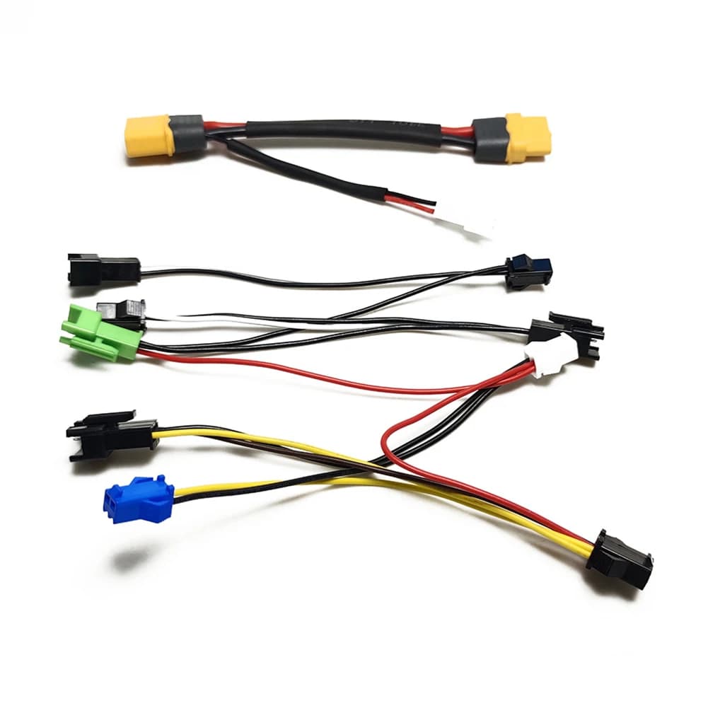 For XT60 Connector Cable For Electric Bicycle Light Set Power Supply With Headlight And Brake Light Adapter For E Bikes