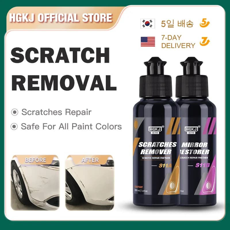 S11 Kit di rimozione dei graffi per auto composto di cera liquida riparazione antigraffio pasta lucidante cura della vernice manutenzione auto dettagli HGKJ