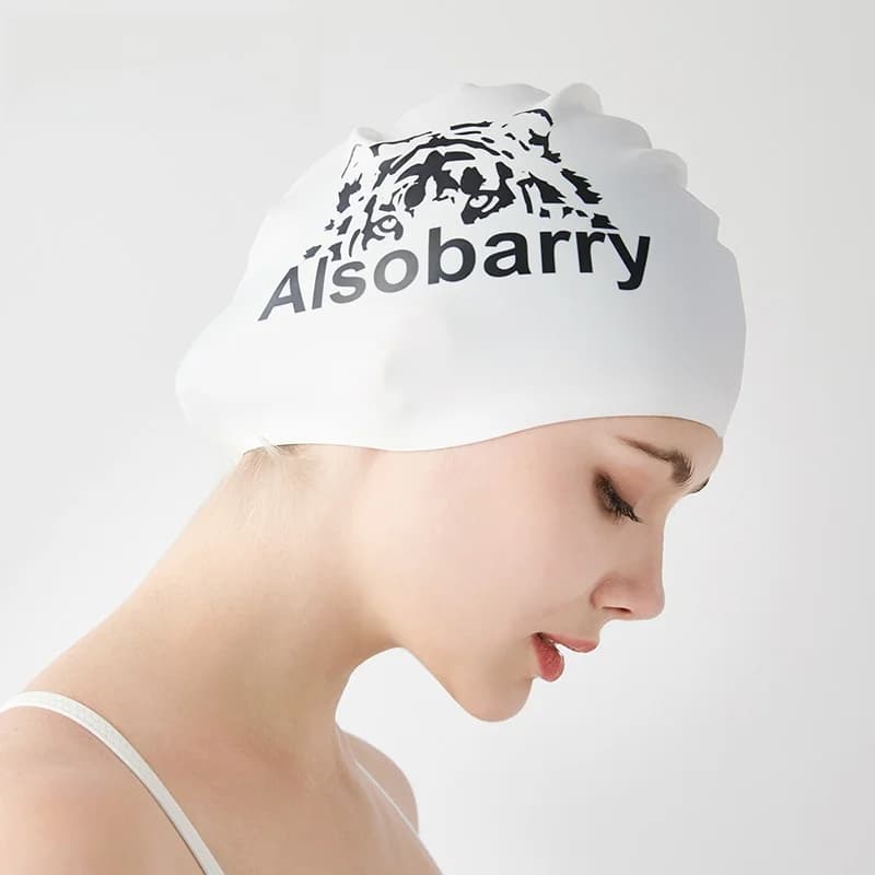 Waterproof Silicone Swimming Head, Anti-Tracking, Ear Protection, Long Hair Special, Professional Swim Equipment for Men and Women