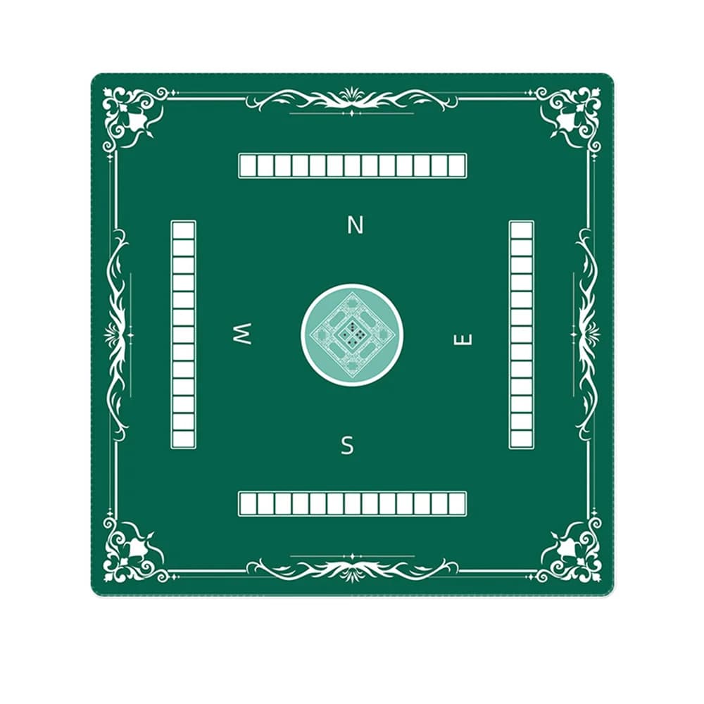 Thicken Mahjong Table Mat Mahjong Cloth Board Mahjong Game Table Cover Mahjong Accessories Tablecloth for Desktop Home Card Game