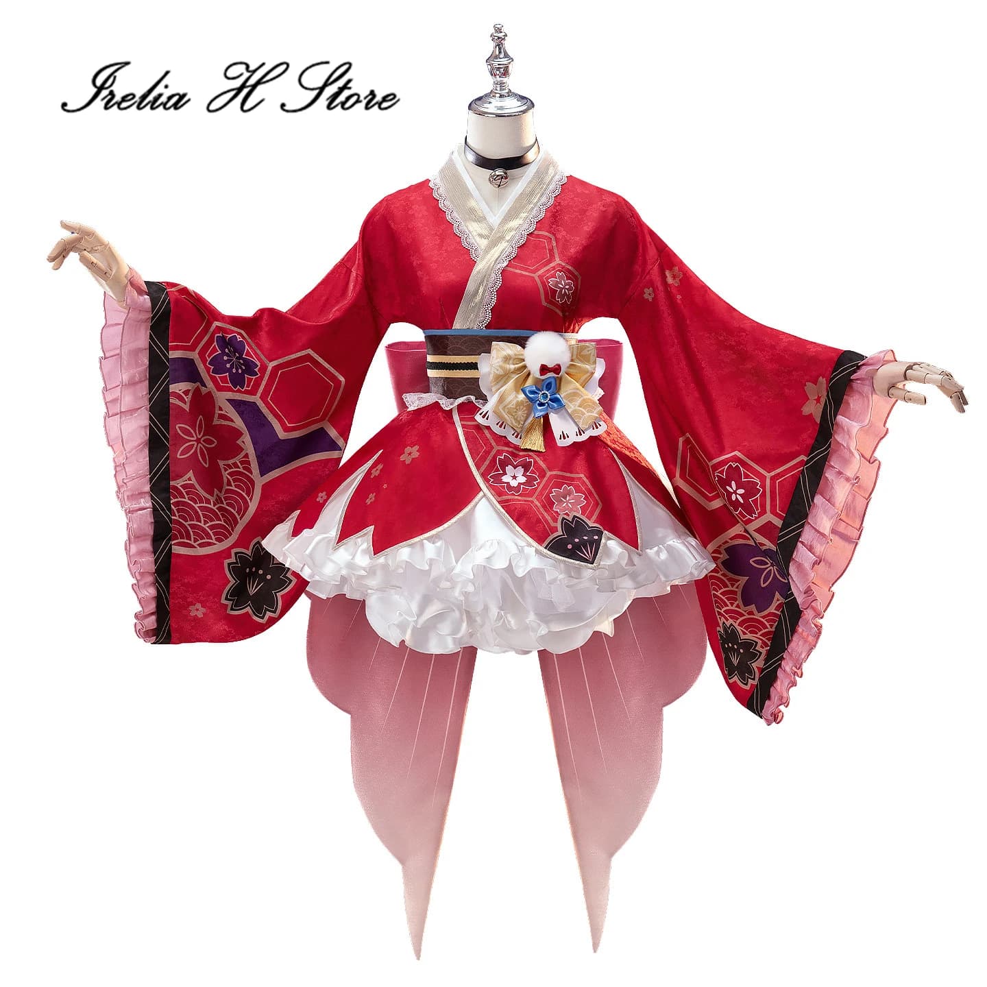 Costume Cosplay Irelia H Honkai: Star Rail Sparkle, Abito da Festa Sparkle, Costume di Halloween