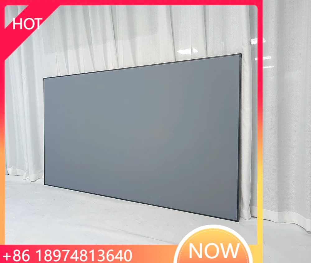 Nuovo proiettore TV laser Android 12 da 100 pollici 4K UST con schermo US Alr da 1200LM 500ANSI a tiro corto 351 * 198 * 74mm