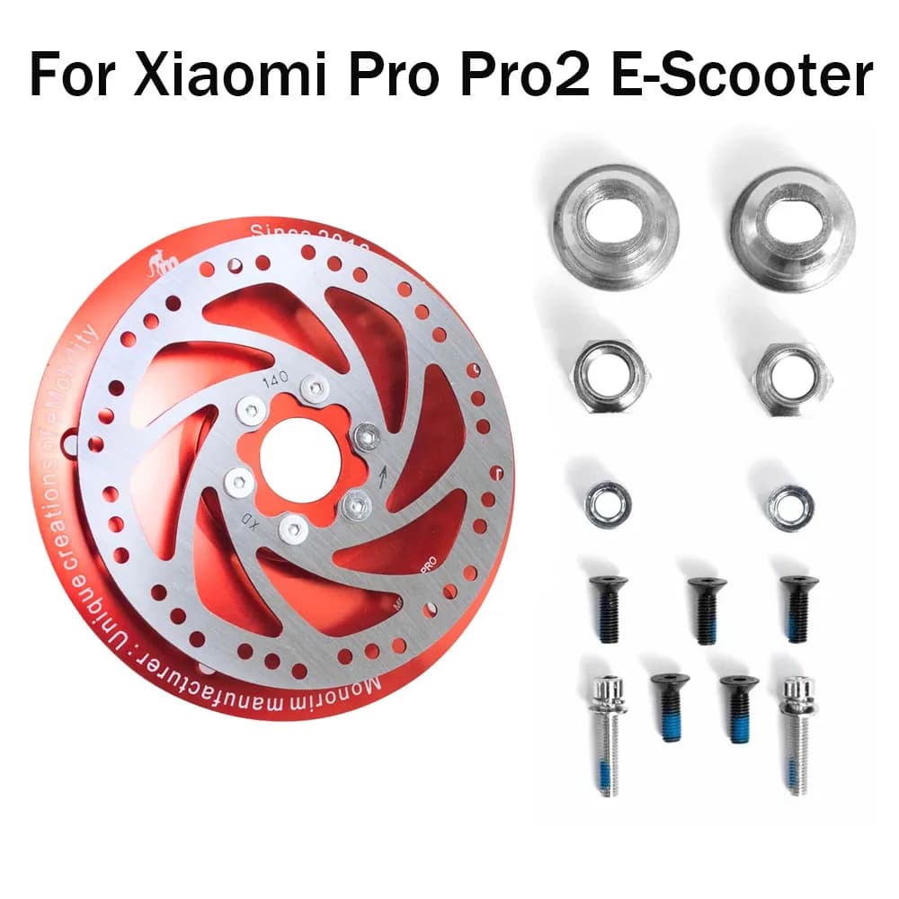 Monorim 140 millimetri Set Freni A Disco Per Xiaomi Pro Pro2 DM Motore Deck Disco Scooter Elettrico Motore Posteriore Aggiornato Accessori Freno Parte