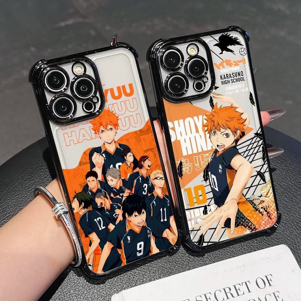 Haikyuu Oya Pallavolo Cassa Del Telefono per Xiaomi Redmi Nota 14 13 12 11 10 9 14C 13C 12C 10C 9C Pro Plus 4G 5G Anti-goccia Della Copertura
