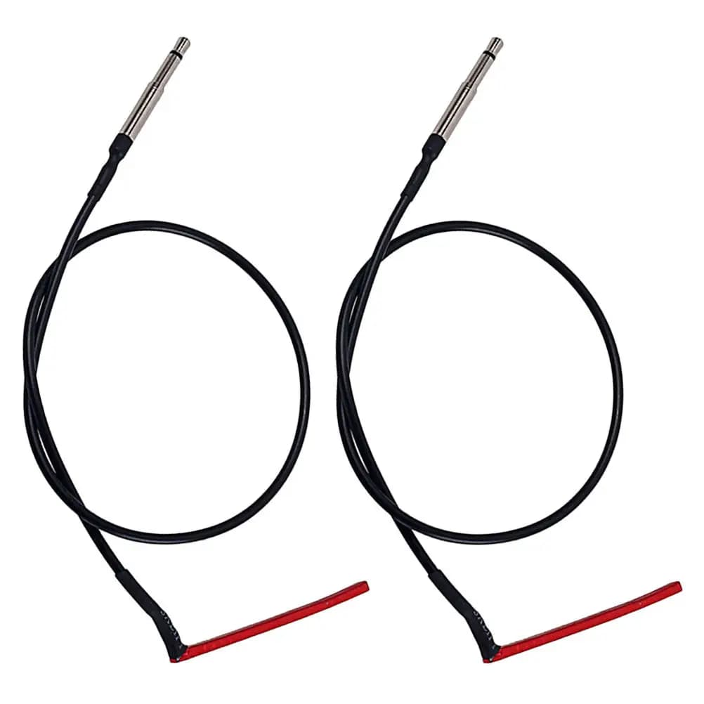 2 Pezzi Pickup Piezoelettrico per Chitarra Acustica e Ukulele, Jack da 2,5mm Rosso Sotto Ponte, Trasduttore per Miglioramento Naturale del Tono e Pratica