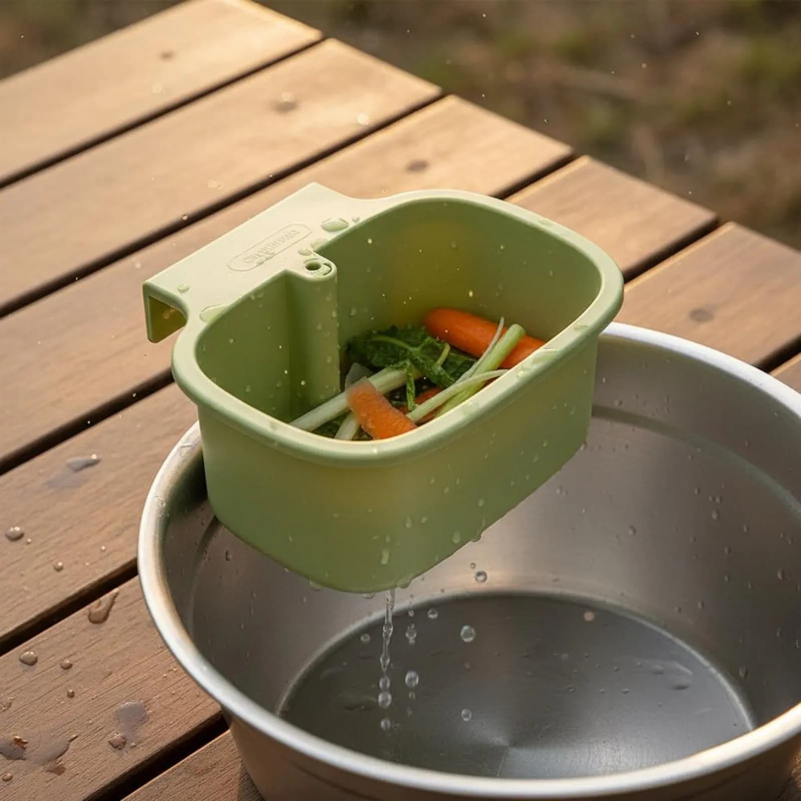Cestello per rifiuti alimentari anti-intasamento per lavello da cucina
